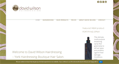 Desktop Screenshot of davidwilsonhair.com